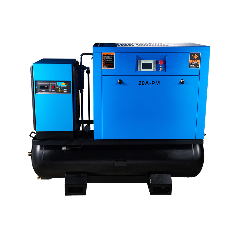 Compresor de aire de tornillo cuatro en uno