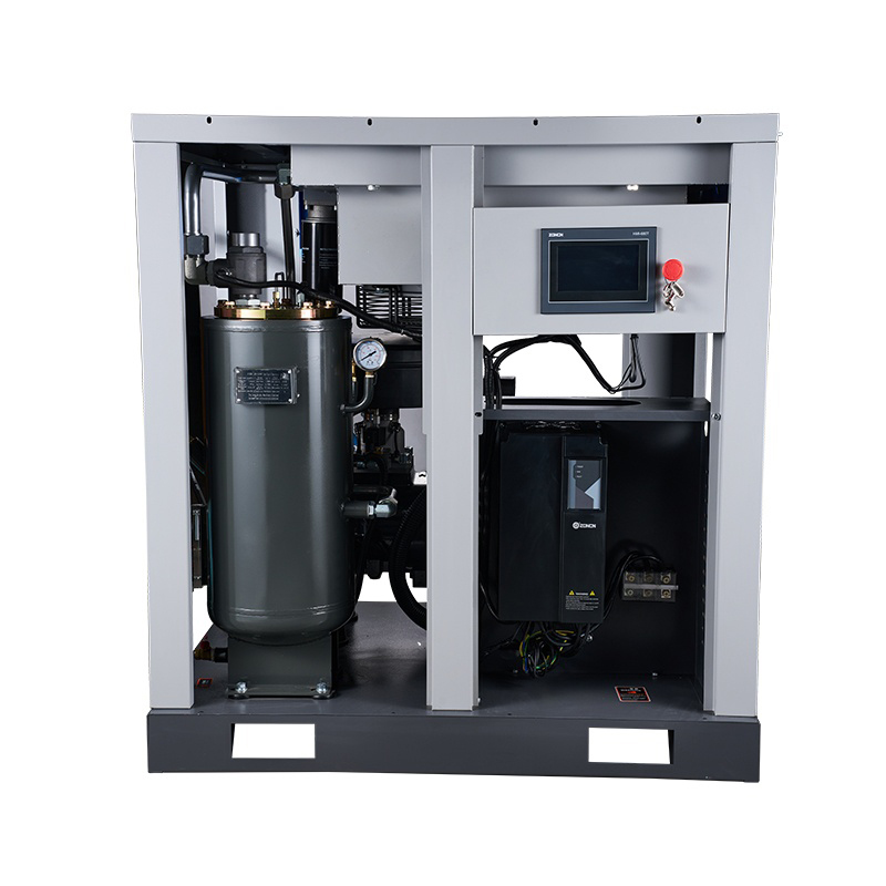 Compresor de aire de tornillo de integración coaxial VSD PM