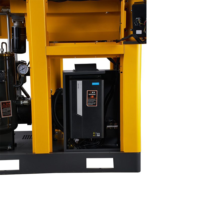 Compresor de aire de tornillo de integración coaxial VSD PM