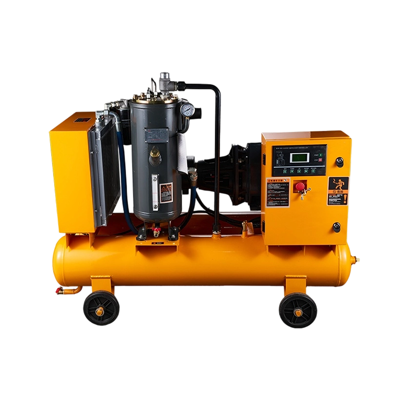 Compresor de tornillo combinado de accionamiento directo de doble tanque