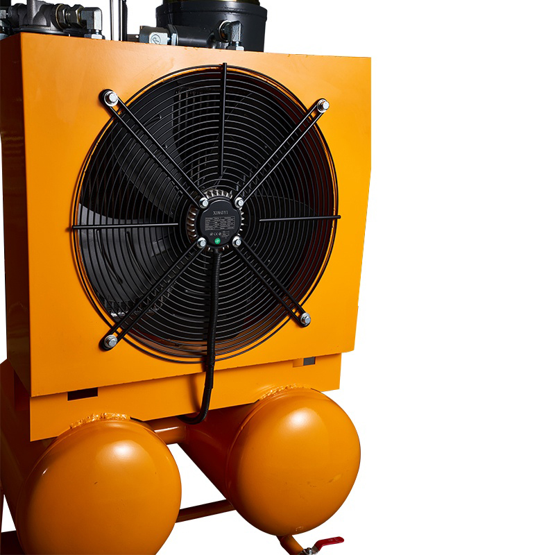 Compresor de tornillo combinado de accionamiento directo de doble tanque