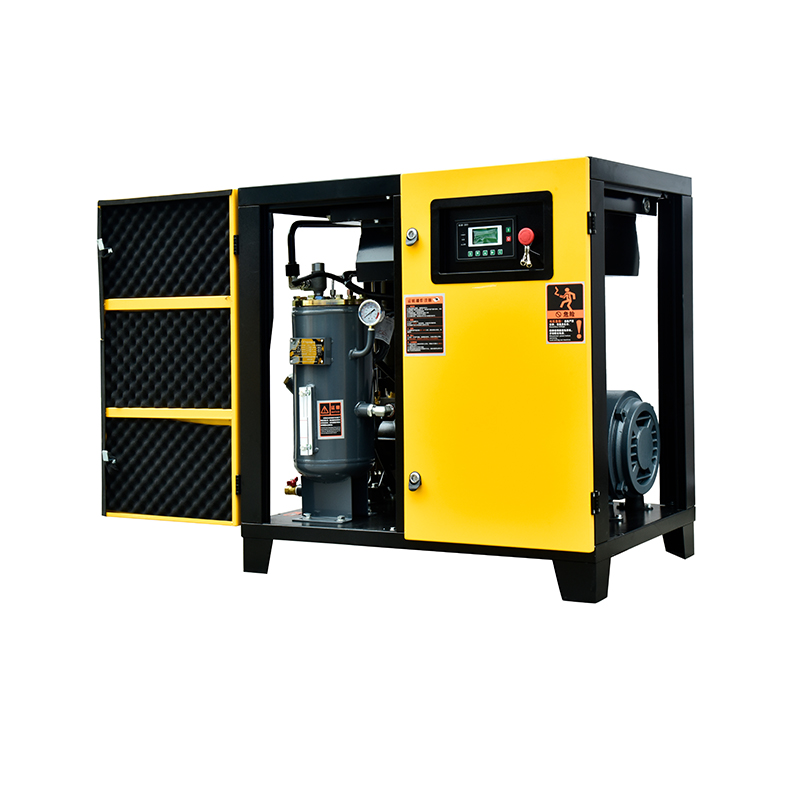 Compresor de aire de tornillo estándar para exportación accionado por correa